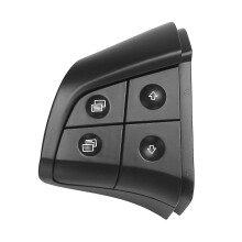 Pulsanti di controllo per volante sinistro, compatibili con Mercedes W164 W245 W251 GL350 ML350 R280 B180 B200 B300, materiale ABS nero.