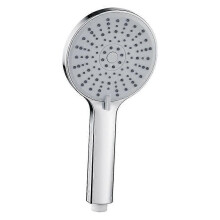 Leo Shower Head, 5 Function, White, Rub Clean Nozzles, Universal 1/2" BSP Connection, Fits High and Low Pressure Systems