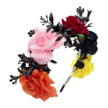 Roseblomstkronepannebånd for kvinner, én størrelse