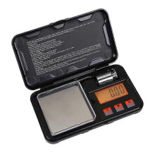 Digitale Taschenwaage 200 g, Genauigkeit 0,01 g, mit Kalibriergewicht und Schmuckpinzette