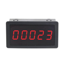 Digitaler LED-Panel-Zähler, RS5135, 5-stellige rote Anzeige, DC 12–24 V, Messbereich 0–99999, Impulssignaleingang, Abmessungen 78 x 42 mm