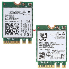 Tarjeta WiFi NGFF Wireless-AC 3160NGW compatible con DELL 28D9J N2VFR, doble banda 2.4/5GHz, Bluetooth 4.0, 433Mbps, compatible con WiDi.