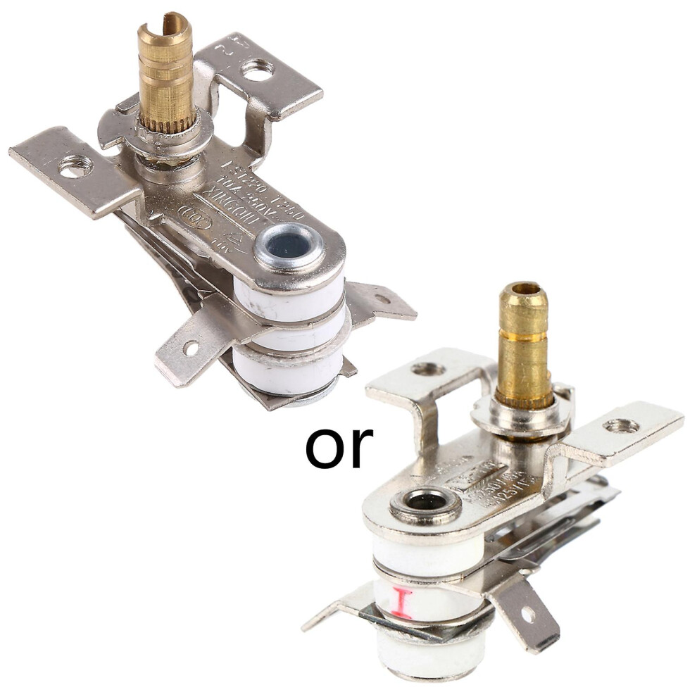 Electric Oven Thermostat, Mechanical Adjustable Temperature Switch, Universal 10A 220V AC, Metal Construction for Kitchen Appliances