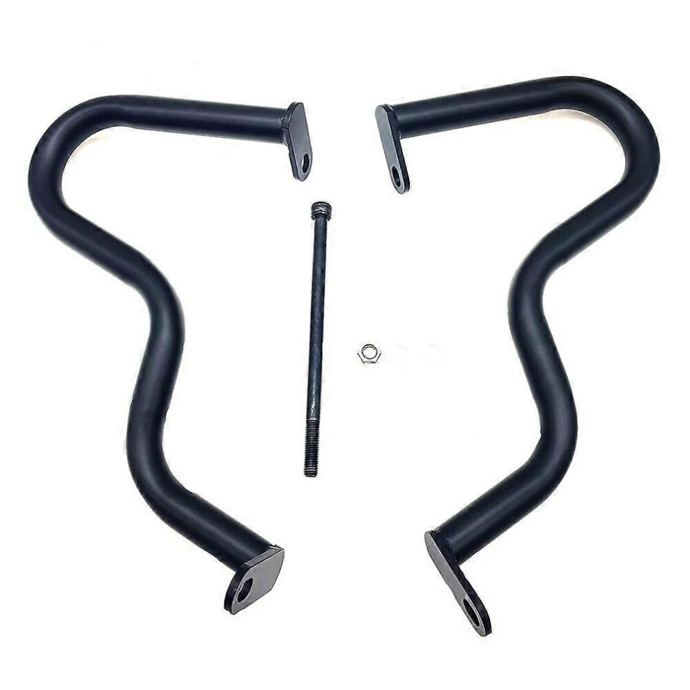 Motorcycle Chrome Crash Bar Frame Engine Protection Guard Bumper, Compatible With Kawasaki Er-6N Er6n 2012-2016, Metal Steel 6901168225202