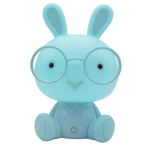 Veilleuse LED USB lapin avec lunettes, 1 pièce