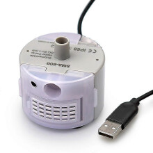 Pompe à eau submersible SMA-800 pour fontaine à boire pour animaux, silencieuse, DC5V 1.5W, débit 160L/h, ABS gris transparent