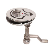 Adjustable Boat Cam Latch, 316 Stainless Steel Hatch Latch with Back Plate for Ships Yachts Motor Homes, 10-60mm Adjustment Range
