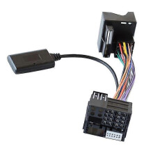 Adaptador Bluetooth 5.0 Áudio Carro Compatível com Peugeot Citroen RD4 Rádio, Entrada AUX Cabo ABS 12V