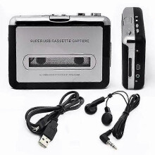 Konwerter kaset USB na MP3 dla Walkmana, przenośny magnetofon kompatybilny z systemami Windows XP Vista 7 i Mac OS X