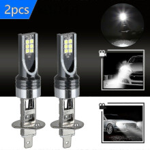 H1 LED Car Headlight Bulbs Conversion Kit, 2 Pack, 100W 14000LM 6500K White, IP68 Waterproof, 360 Degree Hi/Lo Beam, DC 9V-32V For 12V 24V Vehicles