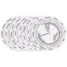 Pregnancy Wheel, 8 Pack, Due Date Calculator for Midwives, Nurses, Expectant Parents, 4.25x4.25 Inch, ABS Material, Grey