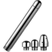 Aluminum Enema Shower Head, Rectal Cleansing Bidet With 3 Interchangeable Cleaning Heads, Relieves Constipation, Ergonomic Design