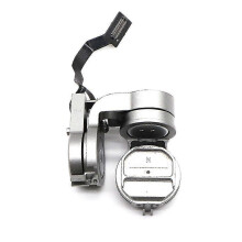 Braço do Motor da Gimbal com Cabo Flex Plano, Liga de Alumínio, Cor Prateada, Compatível com DJI Mavic Pro, Peça de Reparo