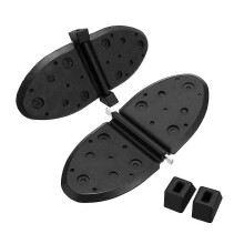 Kit de Aletas de Fecho de Água para Escape Y, Compatível com Mercruiser V6/V8 1996+, Material ABS Preto, Número de Peça 807166A1
