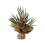 Mini Christmas Tree with Red Berries and Pine Cones 11.8 1