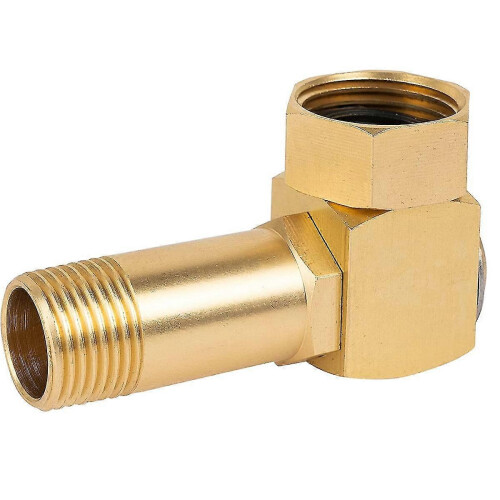 Conector de latão 1 para 0.8 GHT, compatível com mangueiras de 0.63 polegadas, instalação simples