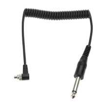 Flits Sync Kabel 2,5mm 3,5mm 6,35mm PC Connector, 30-100cm uitschuifbaar, stabiele signaaloverdracht compatibel met de meeste camera en flits merken