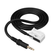 3.5MM AUX Input Radio MP3 Player Cable compatible with Peugeot 307 408 Citroen C-Triomphe, 36.6inch Aux Input Adapter Cable