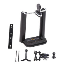 Soporte para móvil en retrovisor de coche, rotación 360 grados,材料ABS y metal, para dispositivos de 55-80mm de ancho