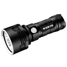 LED-zaklamp P70 van aluminium, 30W, USB-oplaadbaar, 300m verlichting, waterdicht, geschikt voor buitenactiviteiten en kamperen, exclusief batterij.