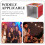 Raffle Ticket Drum Red Aluminum MDF 20x20x20cm 3