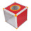 Raffle Ticket Drum Red Aluminum MDF 20x20x20cm 5