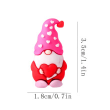 Miniaturas de gnomos para o Dia dos Namorados (6 peças)