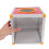 Raffle Ticket Drum Red Aluminum MDF 20x20x20cm 8