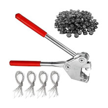 Conjunto de Alicate de Selagem com 60 Selos de Chumbo 10mm e 60 Fios de Aço, para Medidores e Logística

（字符统计：101）