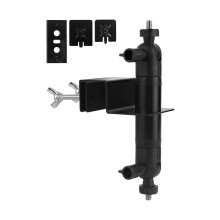 Suporte de Calha Compatível com Câmaras Ring e Painel Solar, Instalação Sem Perfuração, Ajustável, Resistente às Intempéries