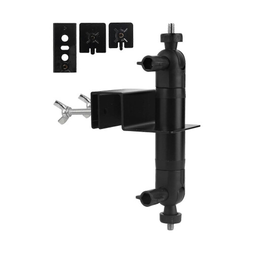 Gutter Mount Compatible with Ring Cameras and Solar Panel, No-Drill Installation, Adjustable Bracket