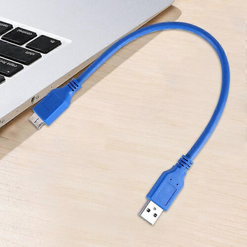 Hard Disk Connecting Cable USB 3.0 to Micro-B for Mobile Hard Drive Data Transfer, 30cm 2