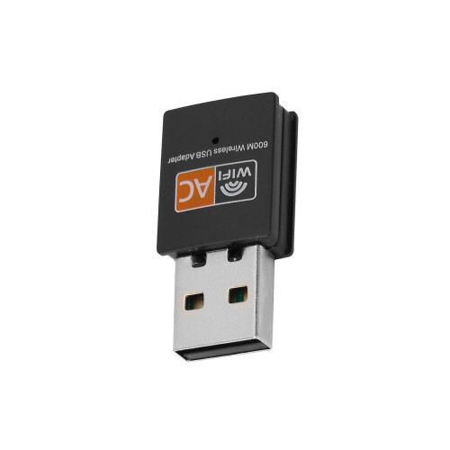 Adaptador USB WiFi AC600M Dual Band Compatível com XP WIN7 WIN8 Linux OS X, RTL8811, Mini 1