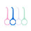 4pcs compatible with Orthokey Clear Aligner Removal Tool, Hook Head Design, ABS Material, Non-slip Ring 1