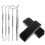 Dental Tools Kit 5 Pack Stainless Steel Teeth Cleaning Tools Set with Mirror 1
