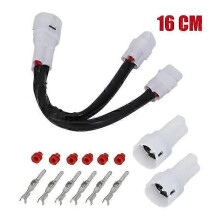 Motorcycle Power Outlet Splitter Kit Compatible with Yamaha Tenere 700 for USB Charger GPS Auxiliary Light Heated Grip