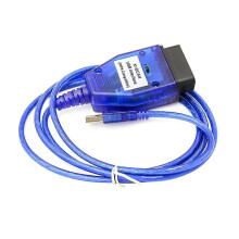 Câble de diagnostic OBDII KDCAN IN-PA FT232RL compatible avec véhicules BMW, prend en charge protocoles D-CAN K-CAN, matière ABS