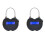Smart Time Lock with LCD Display USB Rechargeable Timer Padlock for Travel Security 1