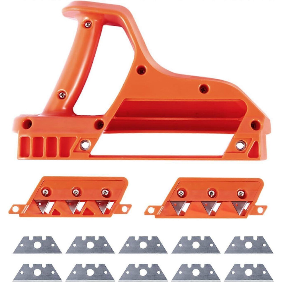 Plasterboard Quick Cutter, 60 Blades Multi-Angle 45 60 Hand Planer Chamfer Cutter For Drywall Corkboard Plastic Trimming 6901168030363