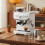 Homcom HOMCOM Bean to Cup Coffee Machine with Integrated Bean Grinder, White 8