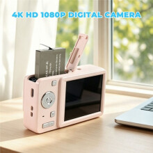 M15 4K HD Slide Digital Camera 2.8 Inch IPS Screen Autofocus Vlogging Camera 16X Zoom Video Photography Camera 64GB