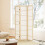 Homcom HOMCOM Room Divider, Screen Protector with Frame, Natural Wood Finish 8