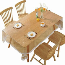 Sous-main transparent en PVC, 150 x 150 cm, imperméable, pour table à manger ou bureau.