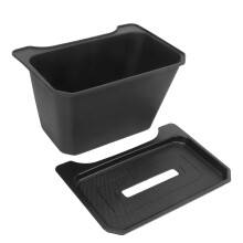 Scatola portaoggetti posteriore per auto compatibile con Tesla Model Y, capienza grande antiscivolo con coperchio