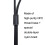 Balanced Headphone Cable Compatible with Beyer T1 T5 Amiro 4 Core XLR 3m 4