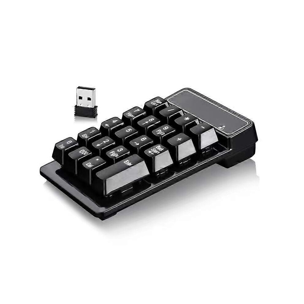 Usb Wired 19-Key Small Numeric Keypad, Thin Compact Design, Ergonomic, For Laptops Notebooks Tablets With Usb Interface 6901168043127