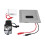 Automatic Concealed Wall Mount Urinal Flush Sensor, DC6V, 13.2x13.2cm Panel, Water Saving, for Bathroom Toilet, Silver Black White 1