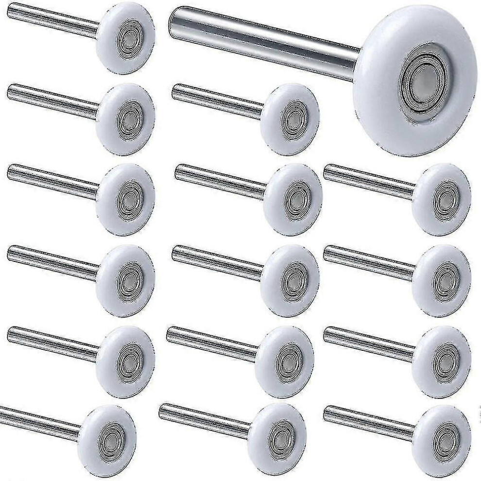 12 Pack 2 Inches Nylon Garage Door Rollers With 6200Zz Sealed Ball Bearings, Galvanised Stem For Residential And Commercial Garage Doors 6901168059548