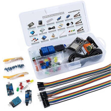 ESP32 ESP-32S WiFi IoT Development Board Learning Kit, Electronics Components Basic Kit with Plastic Storage Case, for DIY Project Learning