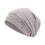 Gorro holgado de algodón marrón para adultos, de una pieza. 2